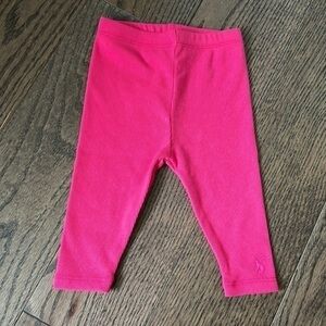 Joules pink legging 3-6 months ribbed